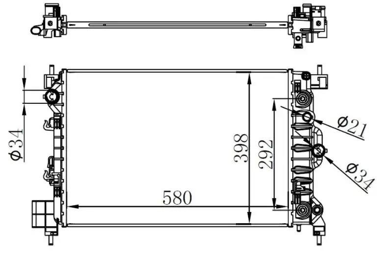 ORIS BOP526016 Radyatör 95460096 resmi