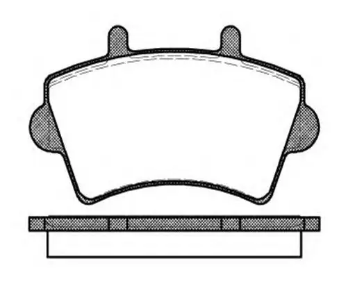 MGA 55145 Ön Fren Balatası 7701207339 resmi
