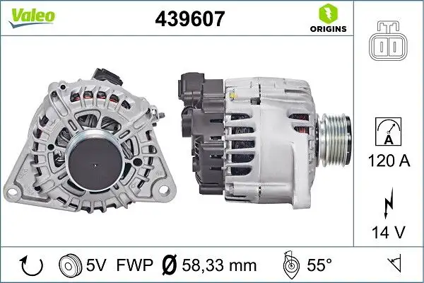 VALEO 439607 Şarj Dinamosu 373002A110 resmi