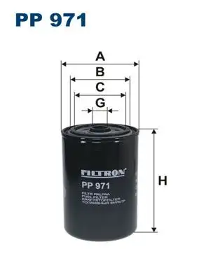 FILTRON PP971 Yakıt Filtresi resmi