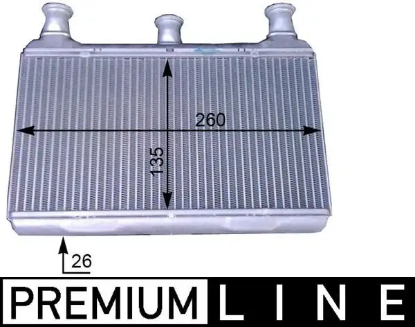 MAHLE AH115000P Kalorifer Radyatörü 64116933922 resmi