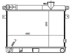 MGA 80300 Radyatör 85008077 resmi