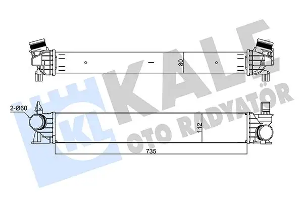 KALE 355920 Turbo Radyatörü resmi
