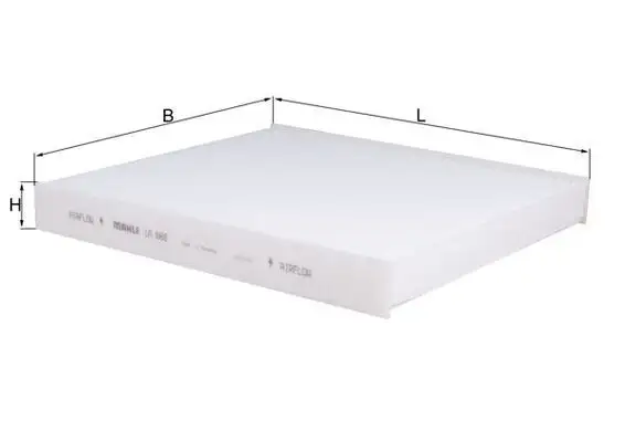 MAHLE LA888 Polen Filtresi resmi