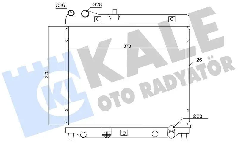 KALE 350000 Radyatör 19010PWAG01 resmi