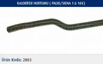 MASTER M2893 Kalorifer Hortumu 46743946 resmi