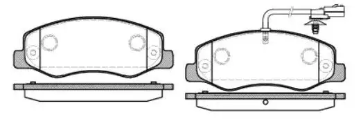 MGA 55148 Arka Fren Balatası 440600866R resmi