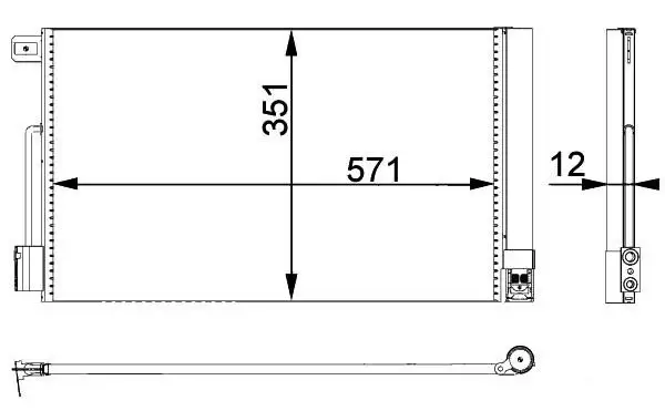 MGA 82300 Klima Radyatörü 1626239780 resmi
