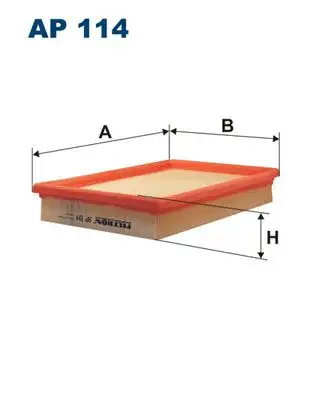 FILTRON AP114 Hava Filtresi resmi