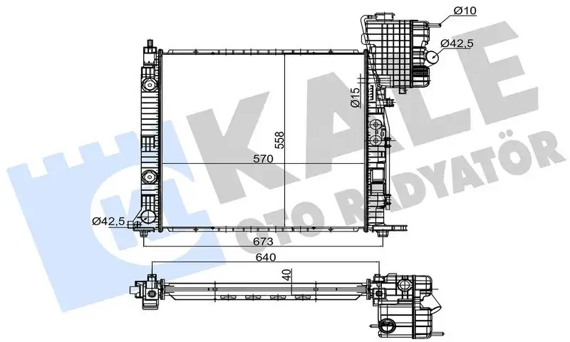 KALE 363605 Radyatör resmi