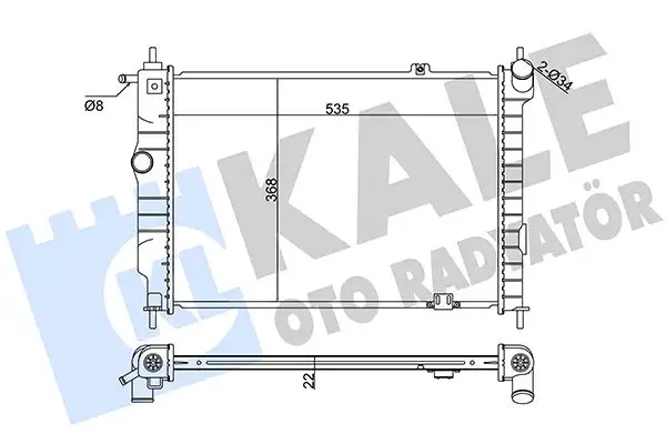 KALE 370700 Radyatör resmi