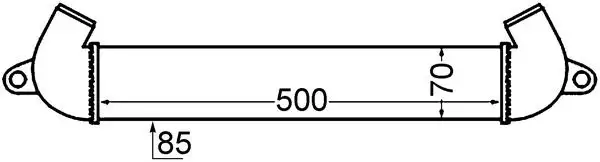 MAHLE CI342000S Turbo Radyatörü 46849068 resmi
