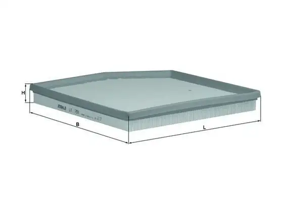 MAHLE LX1791 Hava Filtresi 13717599285 resmi