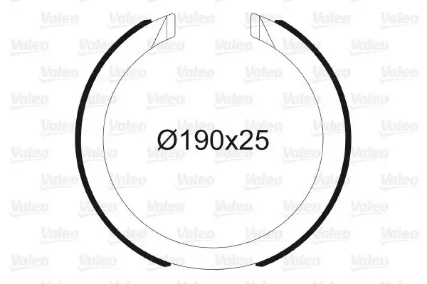 VALEO 564197 El Fren Balatası resmi
