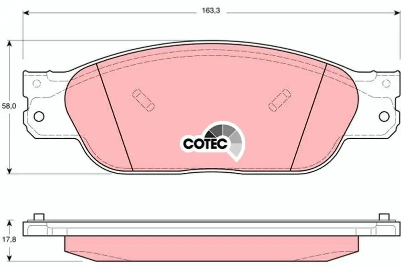 TRW GDB1401 Ön Fren Balatası resmi