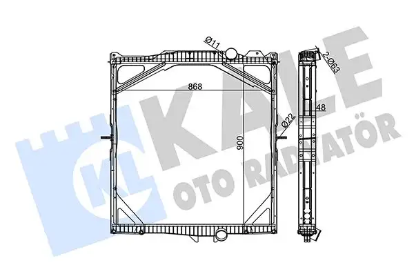 KALE 350450 Radyatör resmi
