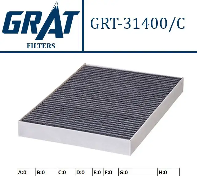 GRAT 31400C Polen Filtresi (Karbonlu) 4596501 resmi