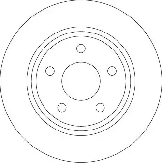 TRW DF6556 Arka Fren Diski 2196429 resmi