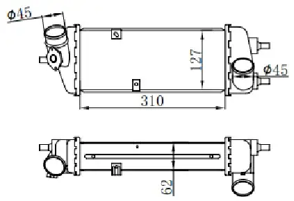 ORIS IHY089062 Turbo Radyatörü 282712A401 resmi