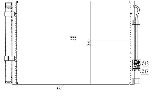 MGA 82257 Klima Radyatörü 976061R000 resmi