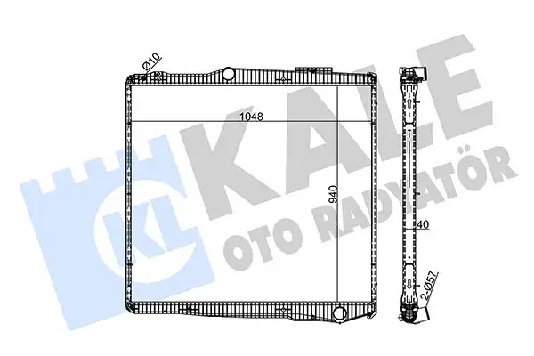 KALE 351410 Radyatör 1781365 resmi