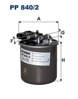 FILTRON PP840/2 Yakıt Filtresi A6510903252 resmi