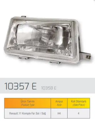 FARBA 10358D Ön Far (Sağ) 7702247317 resmi