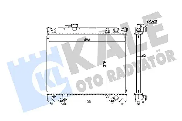KALE 365300 Radyatör resmi