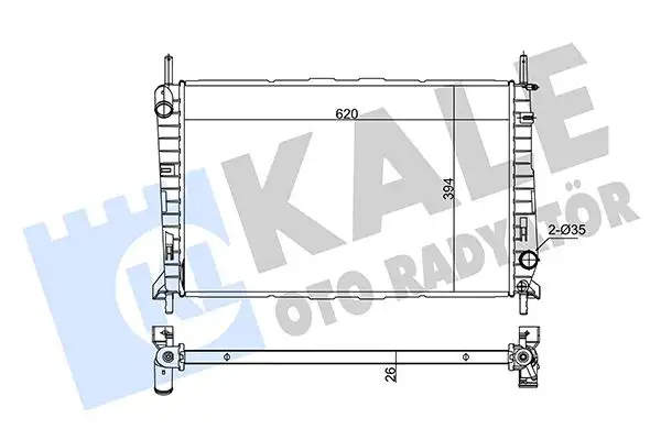 KALE 348455 Radyatör resmi