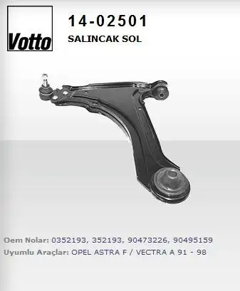 VOTTO 14-02501 Alt Salıncak (Sol) 352193 resmi