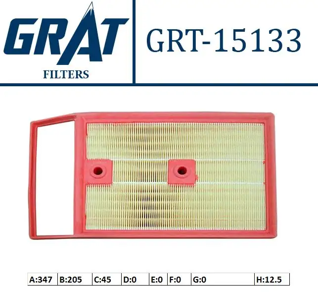 GRAT 15133 Hava Filtresi 6C0129620D resmi