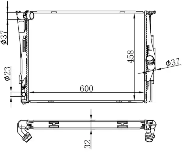 ORIS BBM143032 Radyatör 7521046 resmi