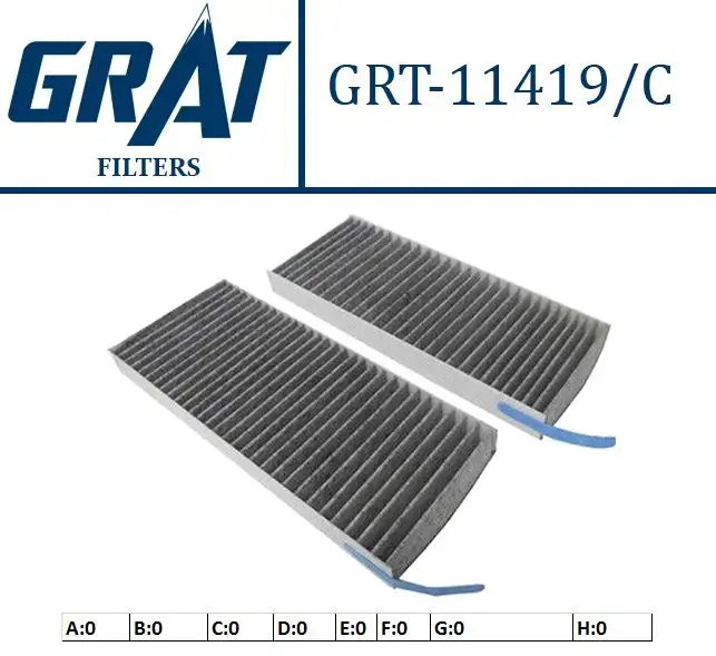 GRAT 11419C Polen Filtresi (Karbonlu) 272774653R resmi