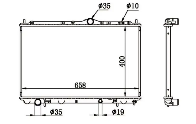 MGA 80726 Radyatör 8602065 resmi