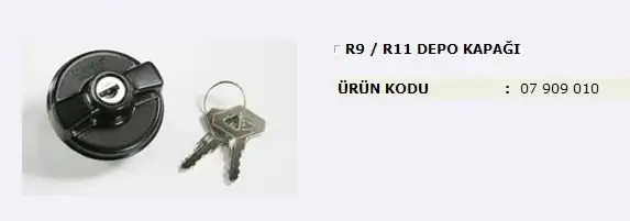 MITA 07909010 Yakıt Depo Kapağı 7700779957 resmi