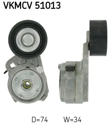 SKF VKMCV51013 Kayış Gergi Kütüğü A9062002370 resmi