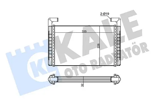 KALE 351725 Kalorifer Radyatörü 5001829118 resmi
