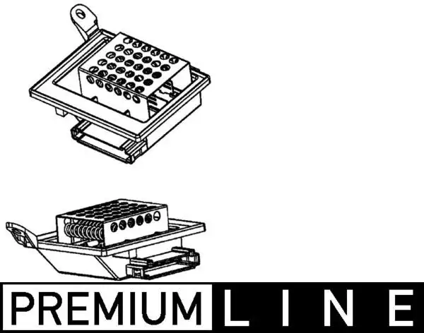 MAHLE ABR86000P Kalorifer Rezistansı A0018358706 resmi