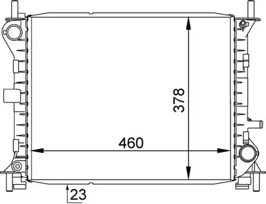 MAHLE CR1136000S Radyatör resmi