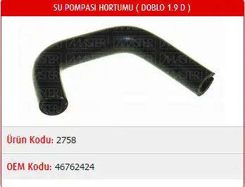MASTER M2758 Devirdaim Hortumu 46762424 resmi