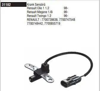 DODUCO 31182 Krank Sensörü 7700739794 resmi