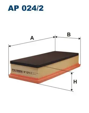 FILTRON AP024/2 Hava Filtresi 46741119 resmi