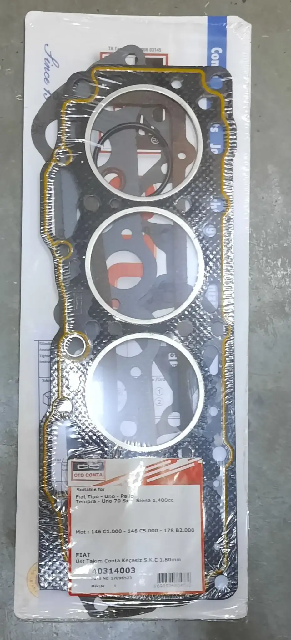 OTOCONTA 40314003 Motor Takım Conta (Üst) 71737120 resmi