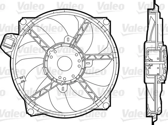 VALEO 696376 Fan Motoru resmi