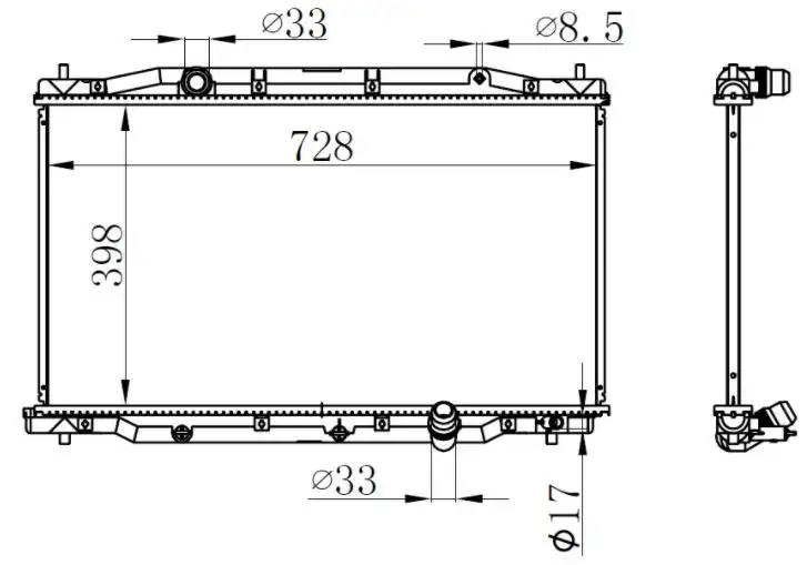ORIS BHN196026 Radyatör 19010R06E01 resmi