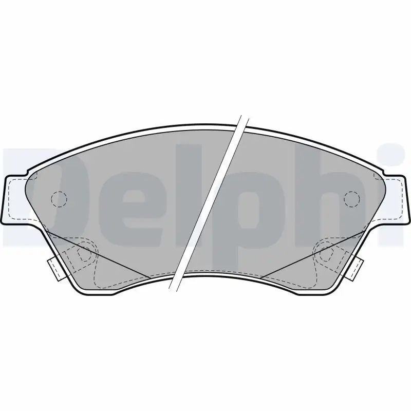 DELPHI LP2171 Ön Fren Balatası resmi