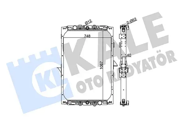 KALE 349345 Radyatör resmi