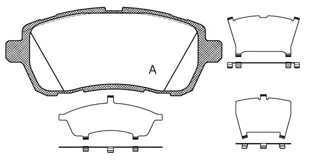 MGA 55641 Ön Fren Balatası 04465B1120 resmi