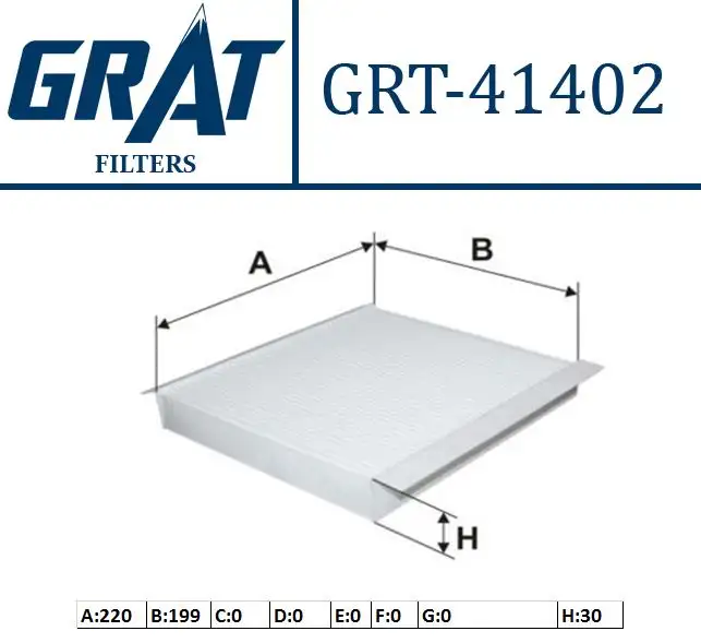 GRAT 41402 Polen Filtresi 27891BM400 resmi