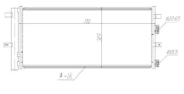 MGA 82288 Klima Radyatörü DG9H19710AE resmi